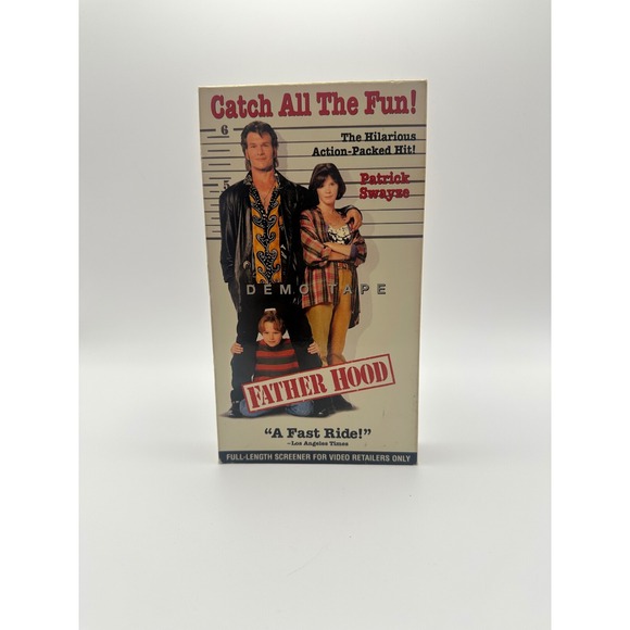 Hollywood Pictures Home Video Other - Father Hood VHS Demo Tape Patrick Swayze Screener Promo 1993 Rare Movie